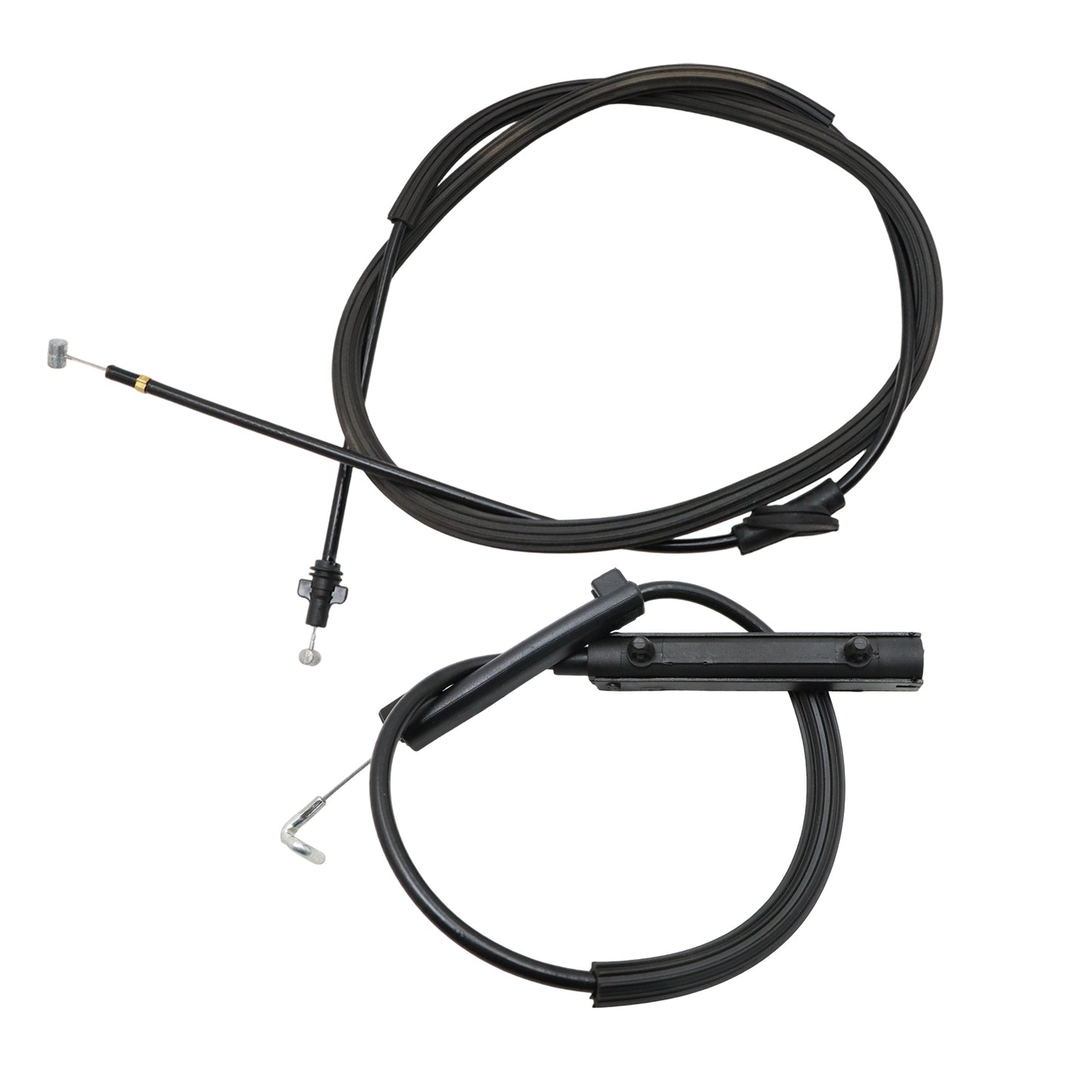 2Pcs Rear+Front Hood Lock Latch Release Cable For Audi A4 A5 S4 S5 2008-2015