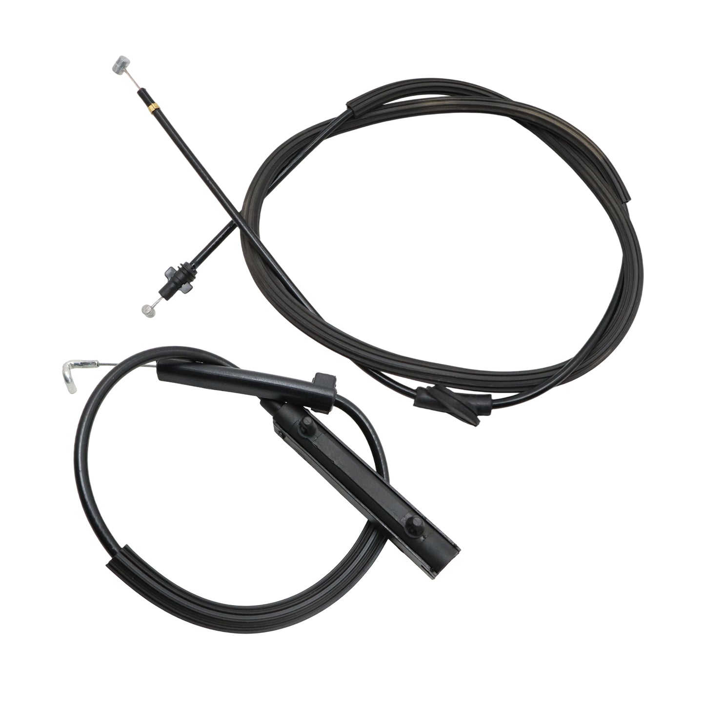 2Pcs Rear+Front Hood Lock Latch Release Cable For Audi A4 A5 S4 S5 2008-2015