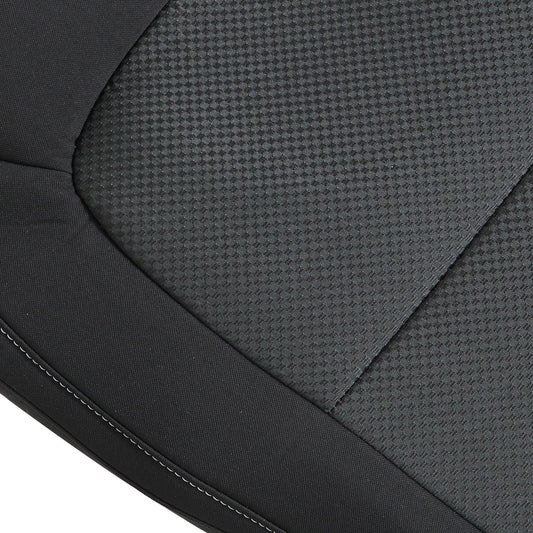 For 15-22 Chevy Colorado & GMC Canyon Left Driver Bottom Cloth Seat Cover Black
