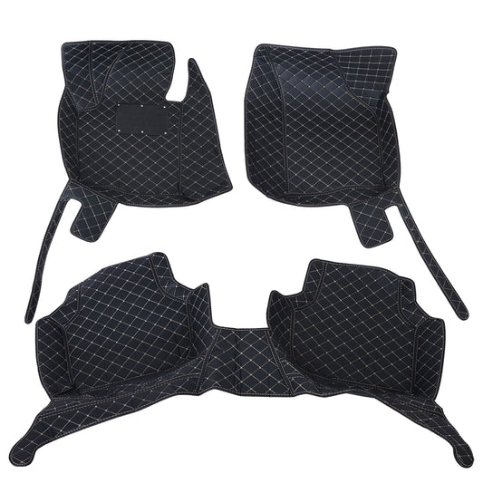For 2012-2018 Volkswagen Jetta Microfiber Leather Floor Mats Liners Front & Rear