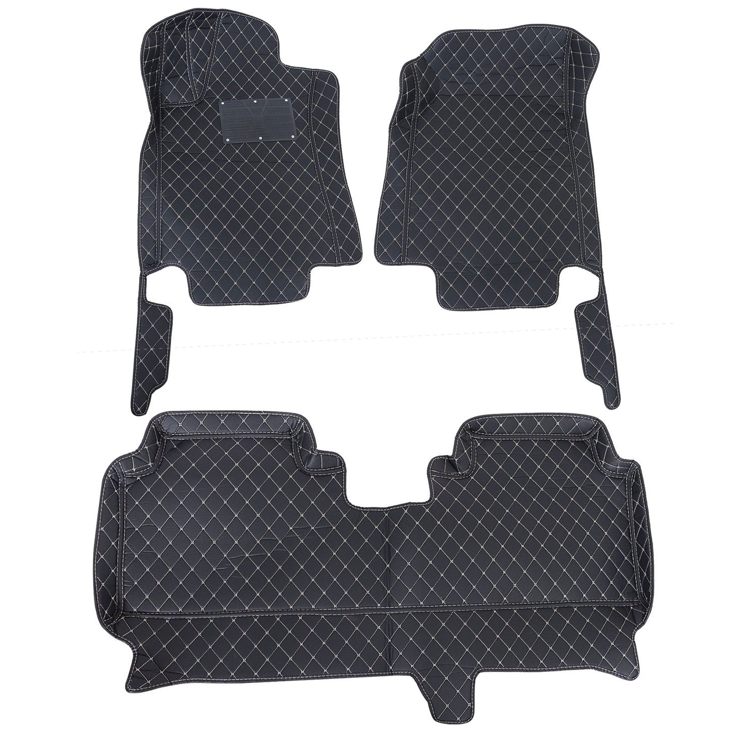 For 2012-2016 Honda CRV CR-V Microfiber Leather Floor Mats Liners Front & Rear