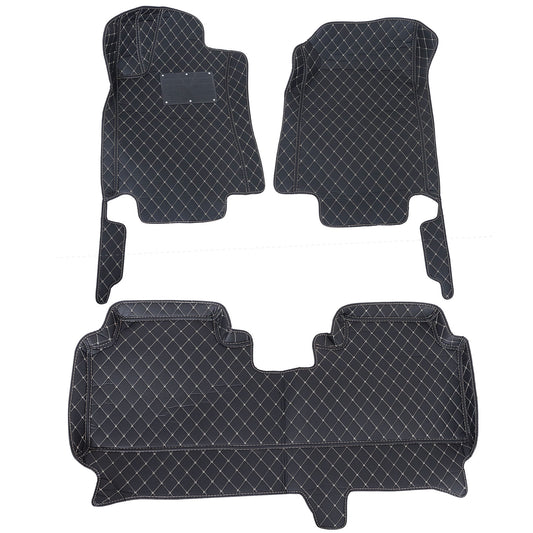For 2012-2016 Honda CRV CR-V Microfiber Leather Floor Mats Liners Front & Rear