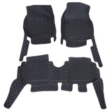 For 2017-2022 Honda CRV CR-V Microfiber Leather Floor Mats Liners Front & Rear