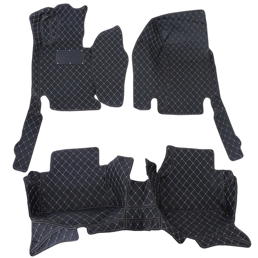 For 2014-2024 Infiniti Q50 Microfiber Leather Floor Mats Liners Front & Rear