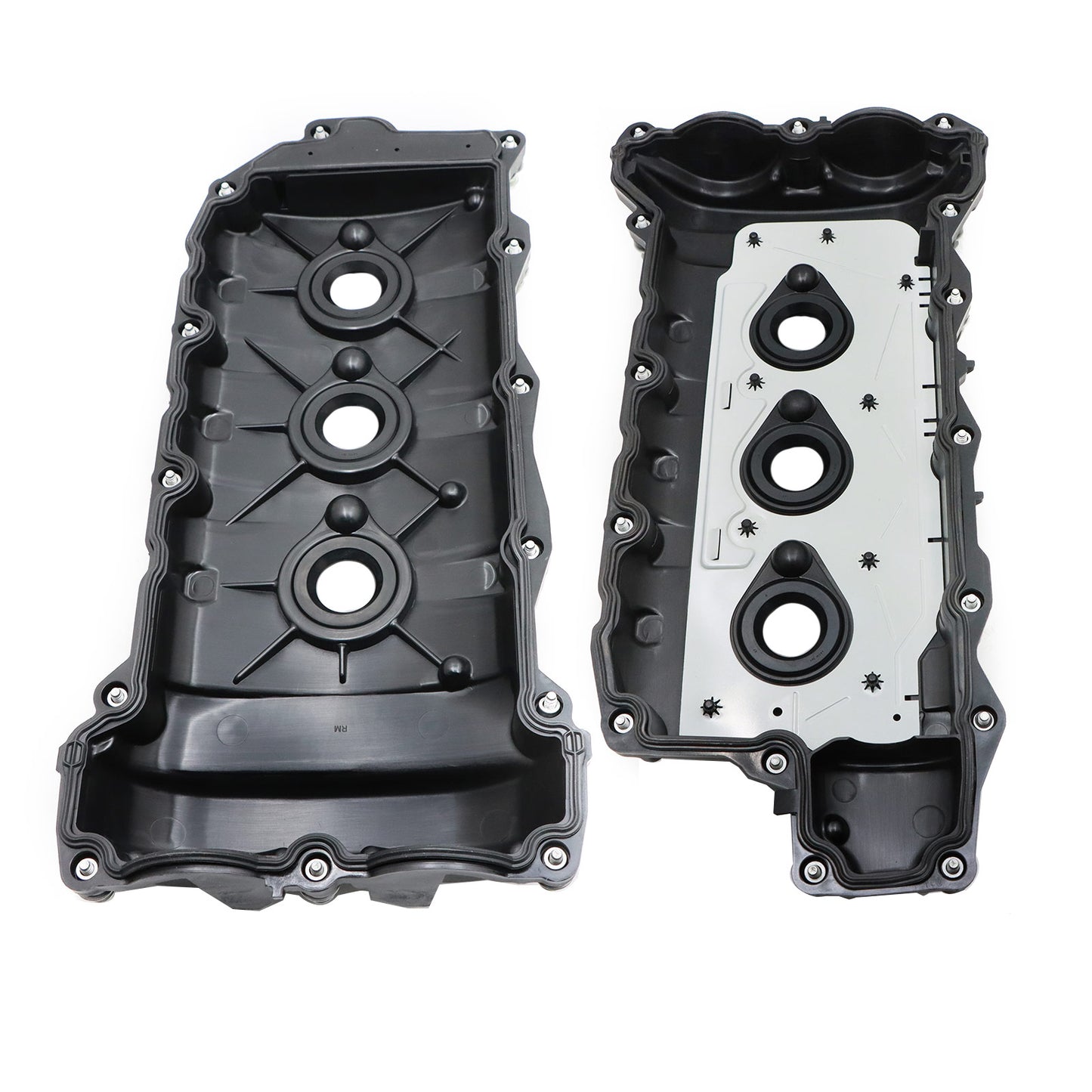 2Pcs Fit 08-17 Buick Cadillac Chevrolet GMC Saturn 3.0L 3.6L Valve Cover LH&RH