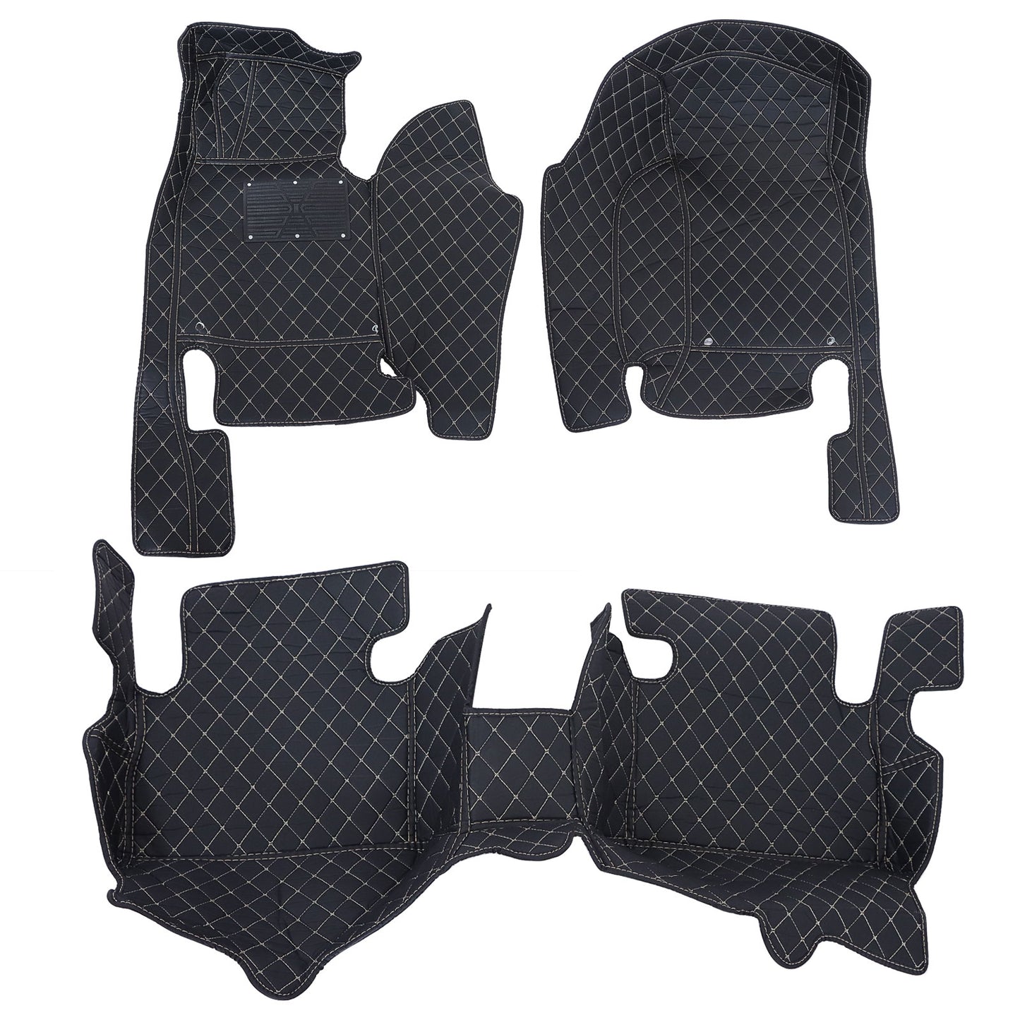 New Fits 2017-22 Infiniti Q60 Microfiber Leather Floor Mats Liners Front & Rear