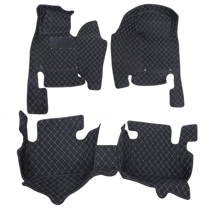New Fits 2017-22 Infiniti Q60 Microfiber Leather Floor Mats Liners Front & Rear