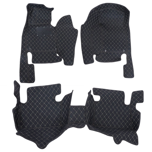 New Fits 2017-22 Infiniti Q60 Microfiber Leather Floor Mats Liners Front & Rear