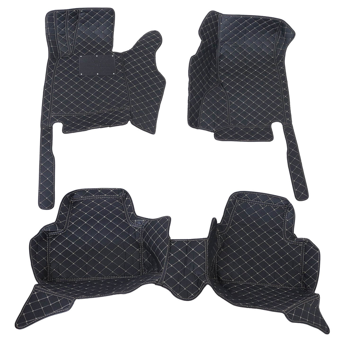 2007-2013 For INFINITI G37 Car Leather Floor Mats Front & Rear Liner Auto Mats