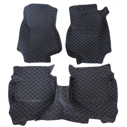 For 2022-2025 Volkswagen Taos Microfiber Leather Floor Mats Liners Front & Rear