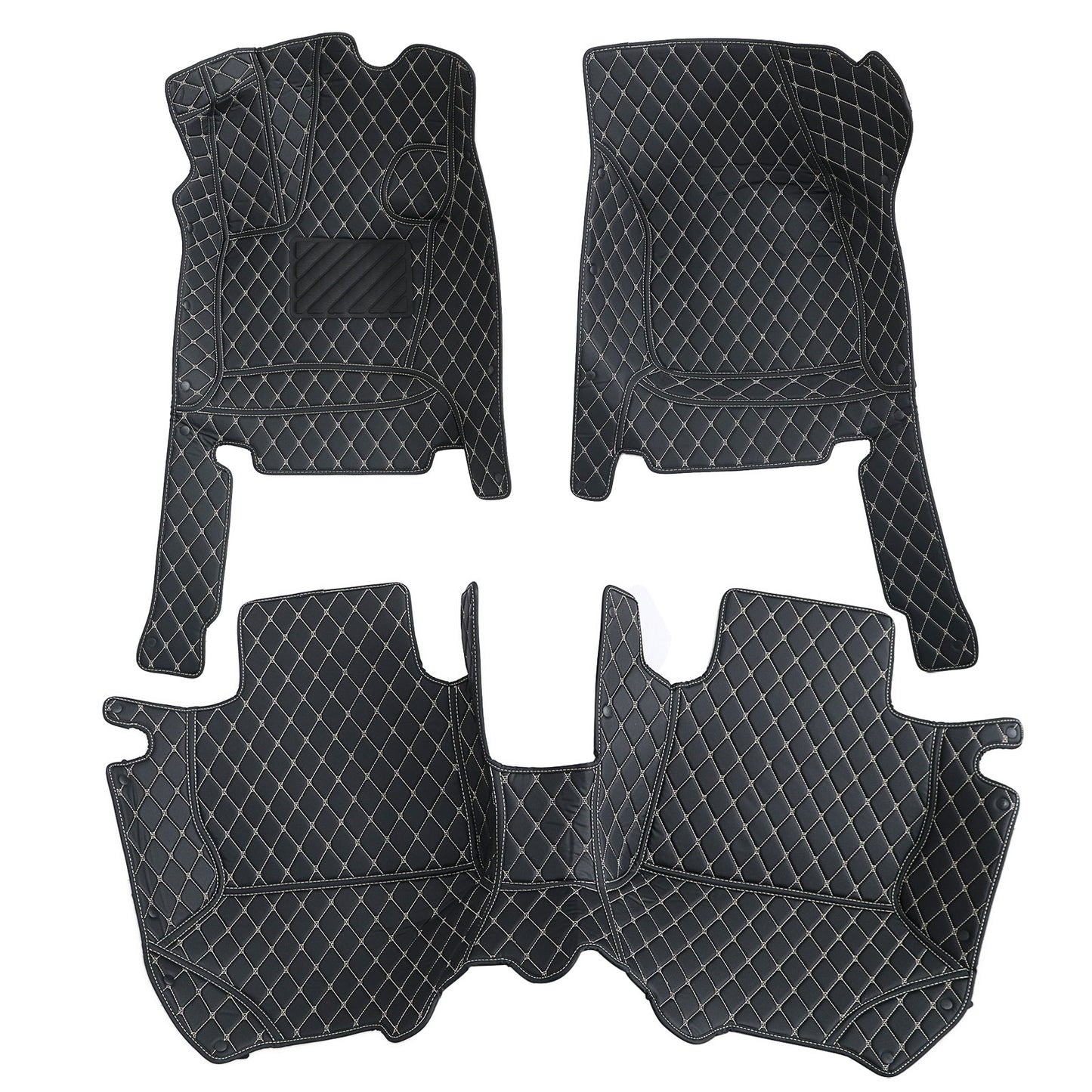 For 2017-2020 Ford Fusion Microfiber Leather Floor Mats Liners Front & Rear