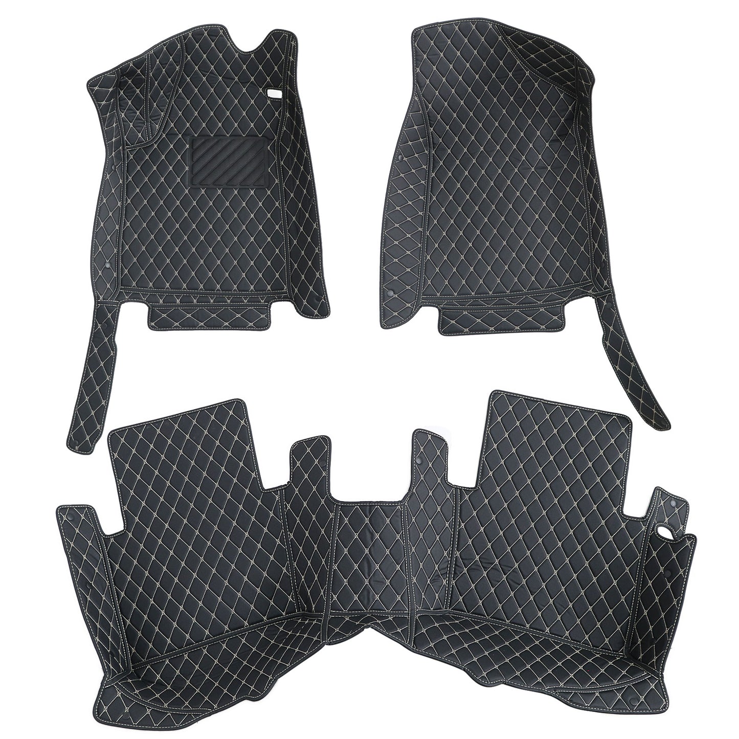 For 2008-2012 Nissan Altima Microfiber Leather Floor Mats Liners Front & Rear