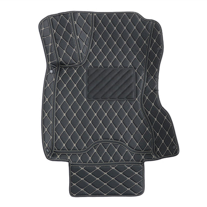 Leather Surround Floor Mats Liner Front & Rear 3Pcs For 2008-2013 Nissan Rogue