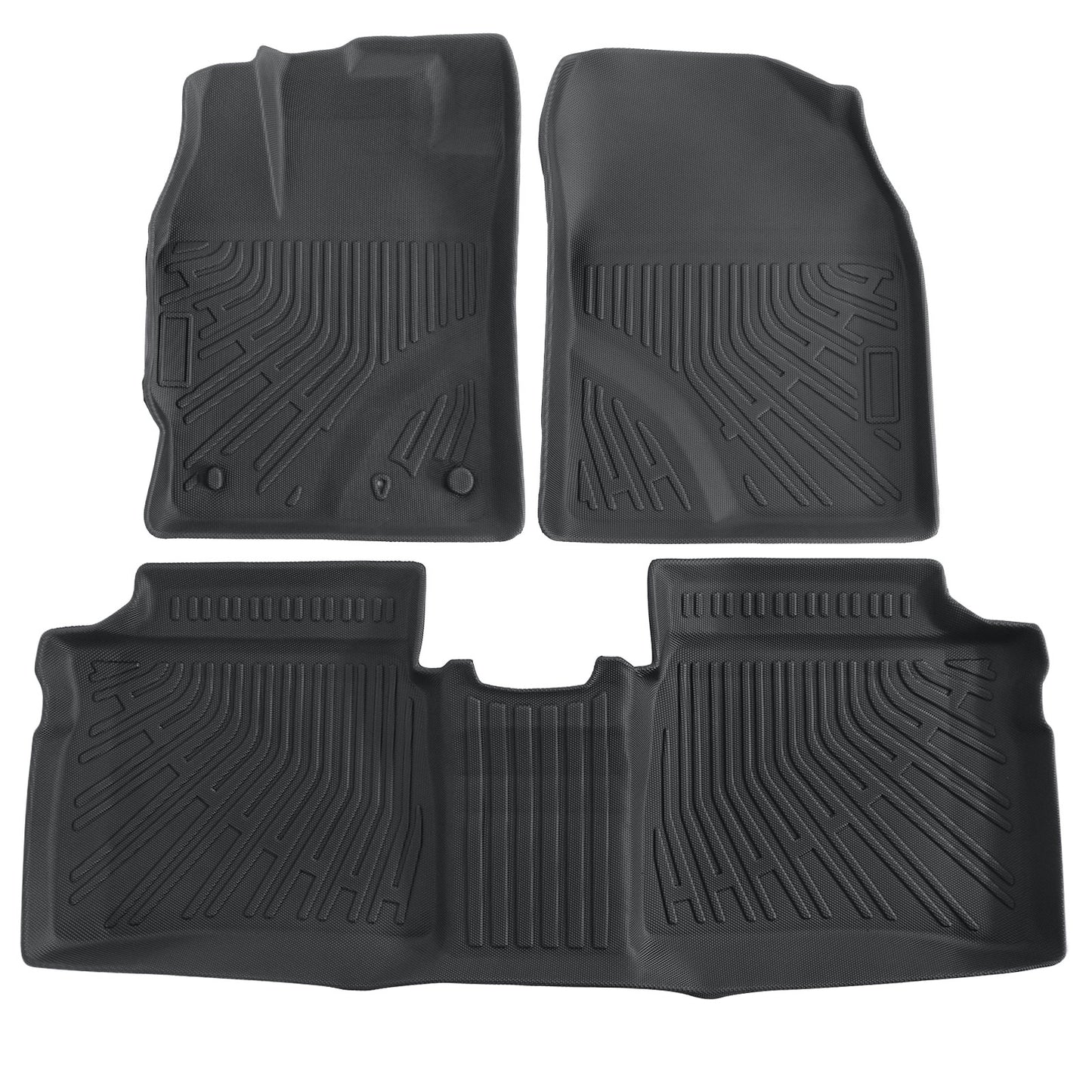 Floor Mats Liners TPE For 2010-2015 Toyota Prius 3D Model NEW All-Weather NEW