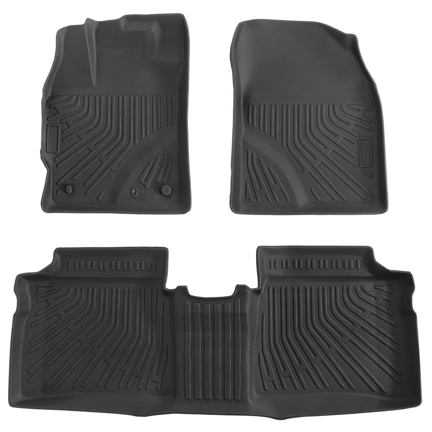 Floor Mats Liners TPE For 2010-2015 Toyota Prius 3D Model NEW All-Weather NEW