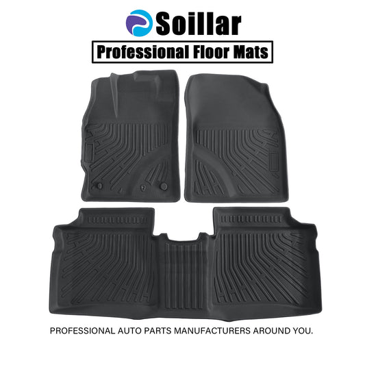 Floor Mats Liners TPE For 2010-2015 Toyota Prius 3D Model NEW All-Weather NEW