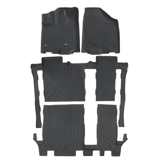 Floor Mats Liners TPE For 2013-2020 Toyota Sienna 8 Seats 3D Model  All-Weather