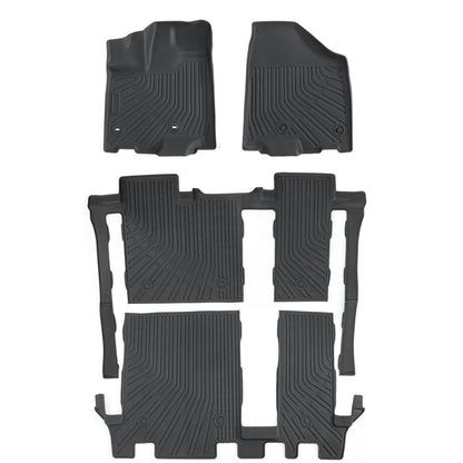 Floor Mats Liners TPE For 2013-2020 Toyota Sienna 8 Seats 3D Model  All-Weather