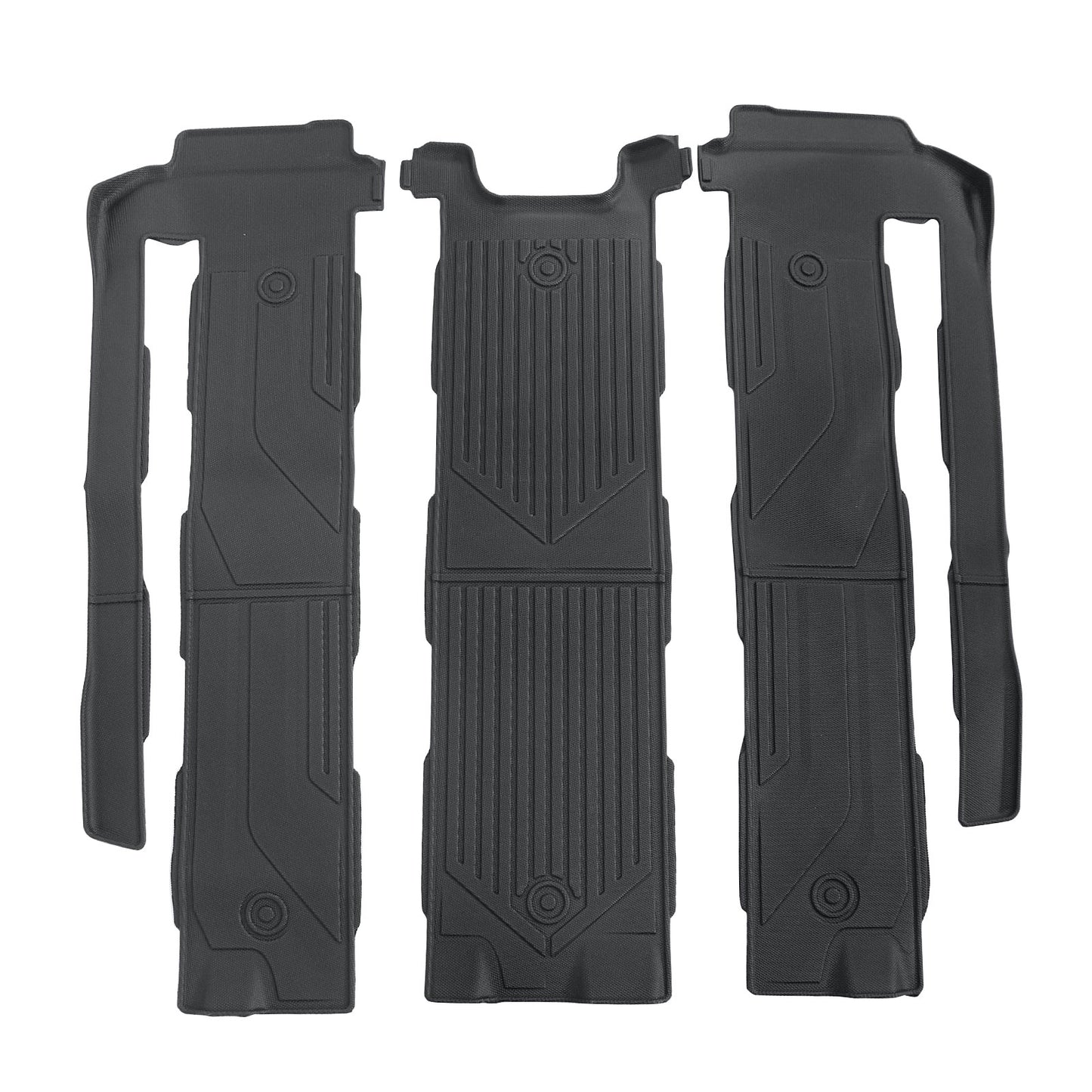 Floor Mats & Trunk Cargo Liner TPE For 2021-2025 Toyota Sienna 7 Seats 3D Black