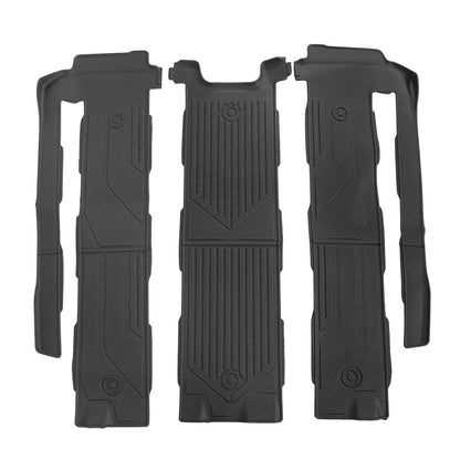 Floor Mats & Trunk Cargo Liner TPE For 2021-2025 Toyota Sienna 7 Seats 3D Black
