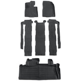 Floor Mats & Trunk Cargo Liner TPE For 2021-2025 Toyota Sienna 7 Seats 3D Black