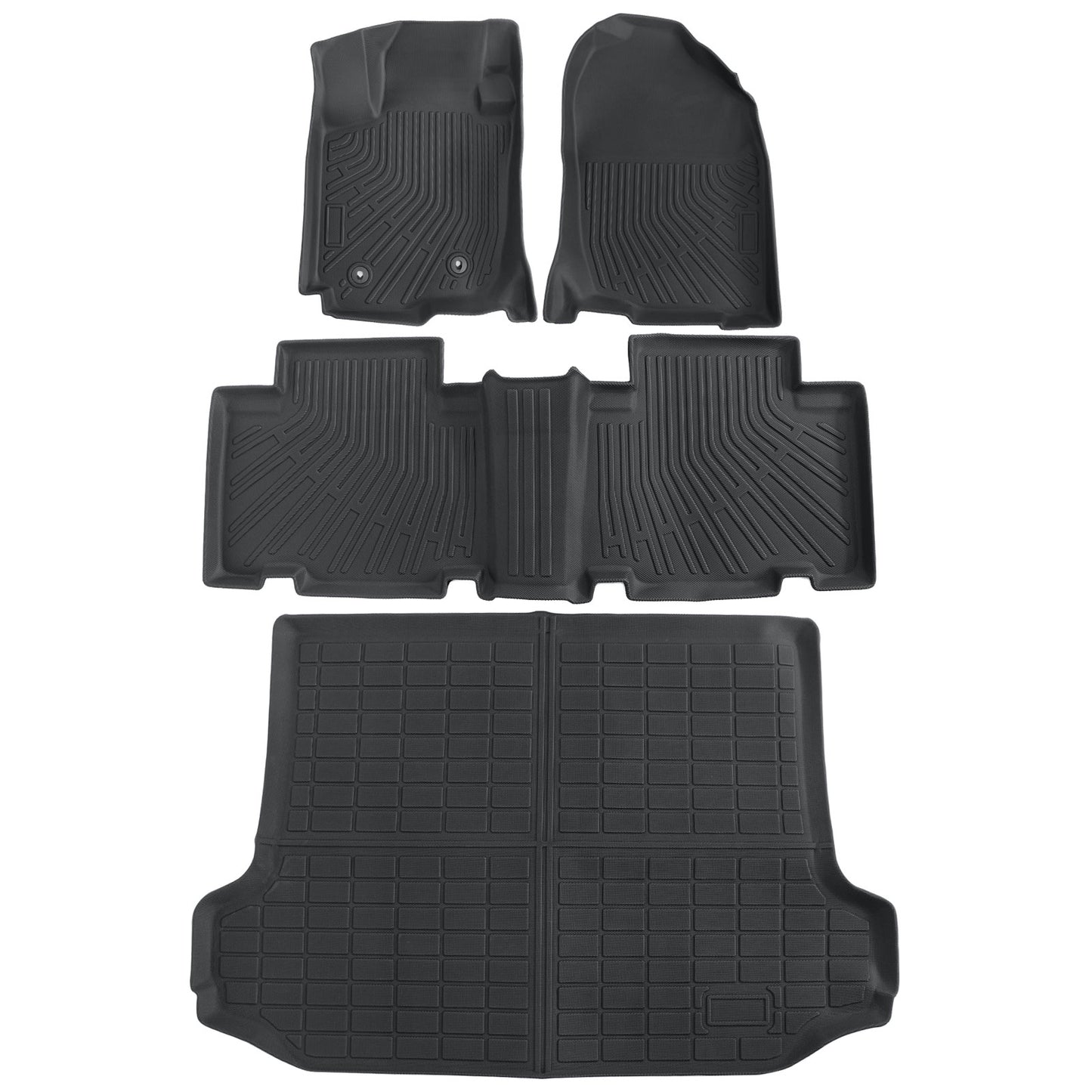 Floor Mats & Trunk?Cargo Liners TPE For 2006-2012 Toyota RAV4 3D Model NEW