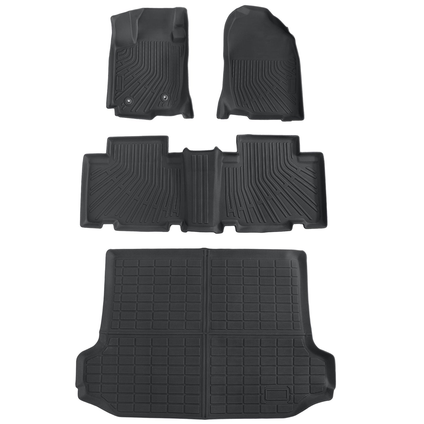 Floor Mats & Trunk?Cargo Liners TPE For 2006-2012 Toyota RAV4 3D Model NEW