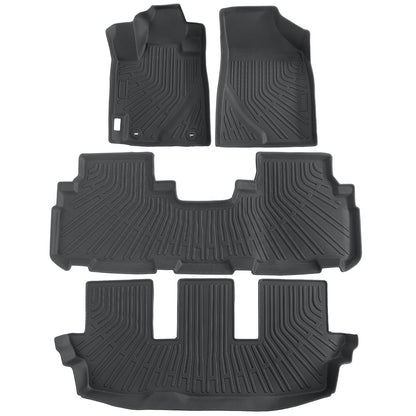 Floor Mats Liners TPE For 2008-2013 Toyota Highlander 3D Model NEW All-Weather