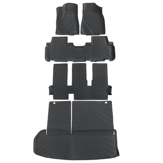 Floor Mats & Trunk Cargo Liner TPE For 2014-2019 Toyota Highlander 7 Seats NEW