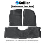 Front & 2nd Row TPE Floor Mats Liners All Weather For 2012-2017 Toyota Prius V