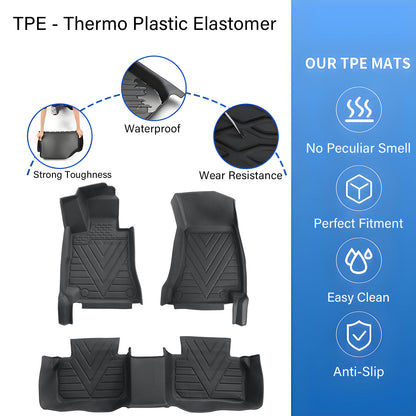 Floor Mats Liner For 2010-2016 Mercedes-Benz E-Class W212 Sedan TPE All Weather