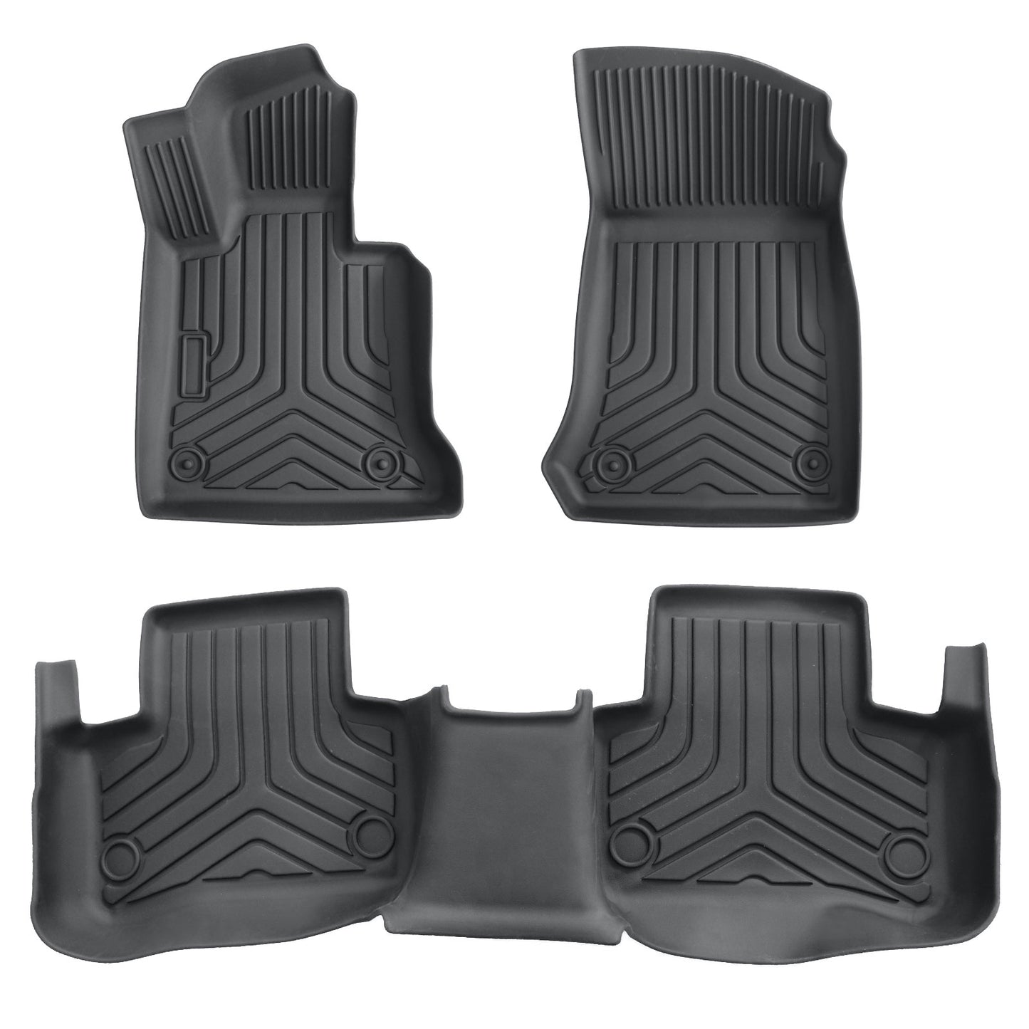 Floor Mats Liner For 2009-2015 Mercedes-Benz GLK Class X204 TPE All Weather New
