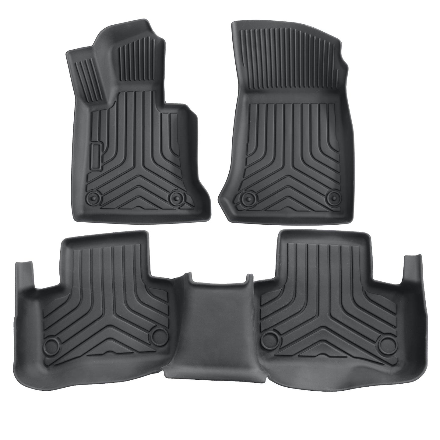 Floor Mats Liner For 2009-2015 Mercedes-Benz GLK Class X204 TPE All Weather New