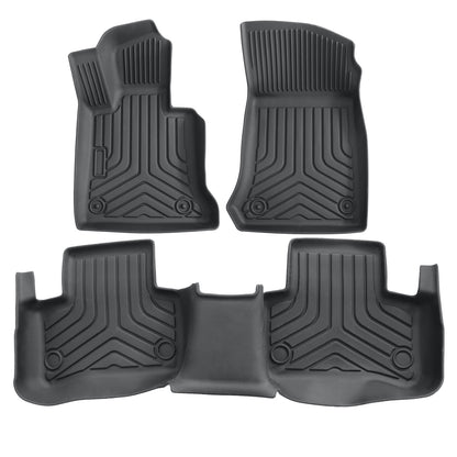 Floor Mats Liner For 2009-2015 Mercedes-Benz GLK Class X204 TPE All Weather New