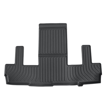 Front+2nd+Rear Floor Mats Liner For 21-25 Chevy Tahoe/GMC Yukon Bucket Seat TPE