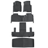 Floor Mats & Trunk Cargo Liner For 2021-25 Chevy Tahoe/GMC Yukon Bucket Seat TPE