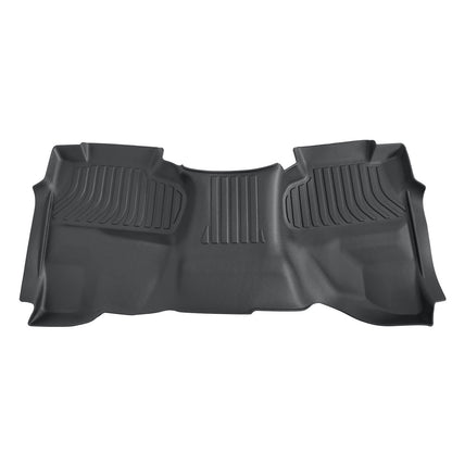 Floor Mats Liner Fits 2014-2019 Chevy Silverado GMC Sierra Double Extended Cab