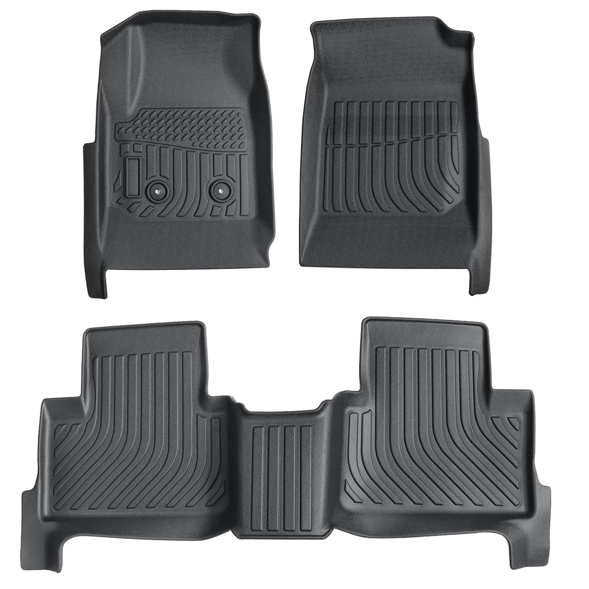 TPE Floor Mats Liner 3D Model For 2015-2022 Chevy Colorado / GMC Canyon Crew Cab
