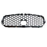 Front Upper Grille+Molding Trims Gloss Black For Mazda CX-50 2023-24 VA4050710D