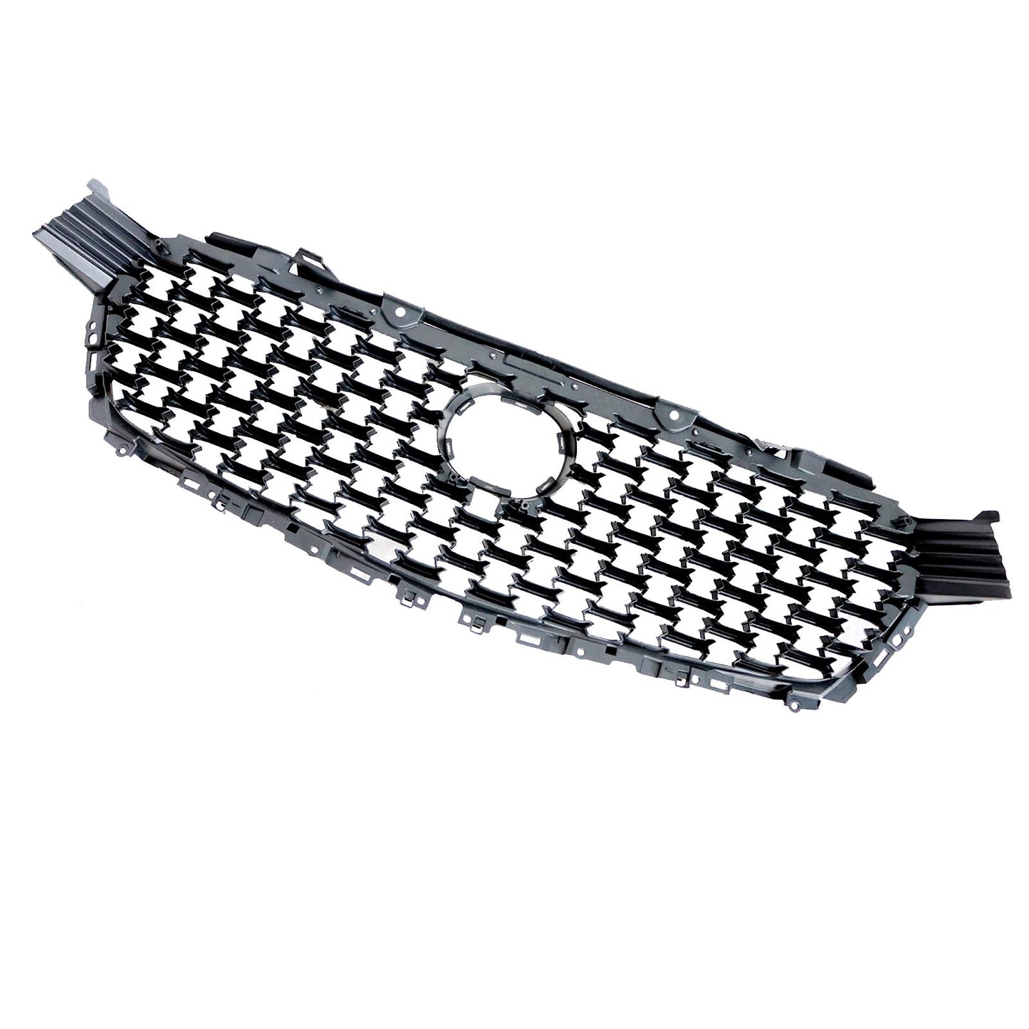 Front Upper Grille+Molding Trims Gloss Black For Mazda CX-50 2023-24 VA4050710D