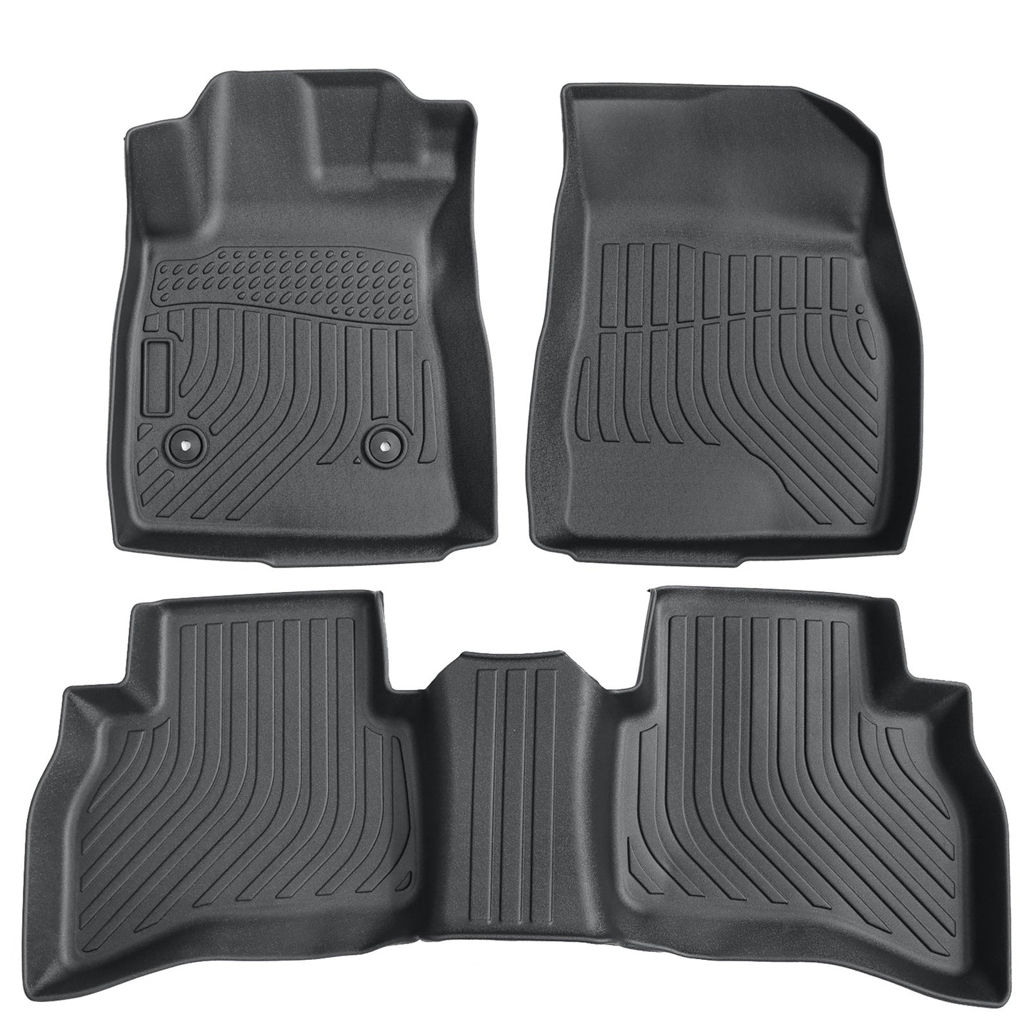 Fits 2021 2022 Chevy Trailblazer AWD TPE 1st & 2nd Row Floor Mats Liner 4-Door