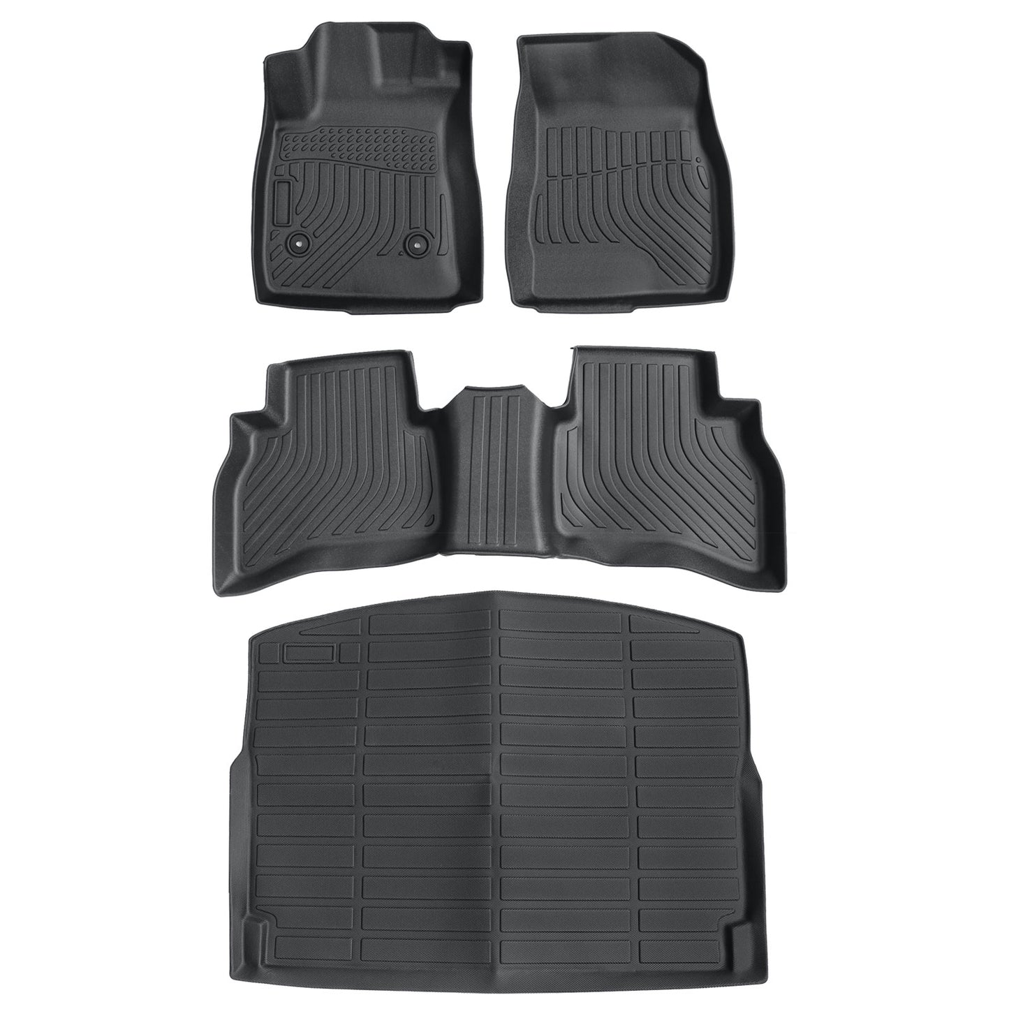 Floor Mats Trunk?Cargo Liner 3D For 2022 2023 2024 Chevy Trailblazer AWD TPE 4X