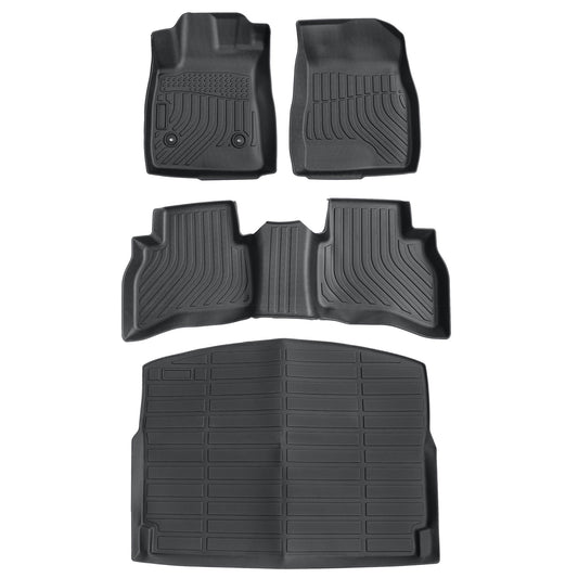 Floor Mats Trunk?Cargo Liner 3D For 2022 2023 2024 Chevy Trailblazer AWD TPE 4X