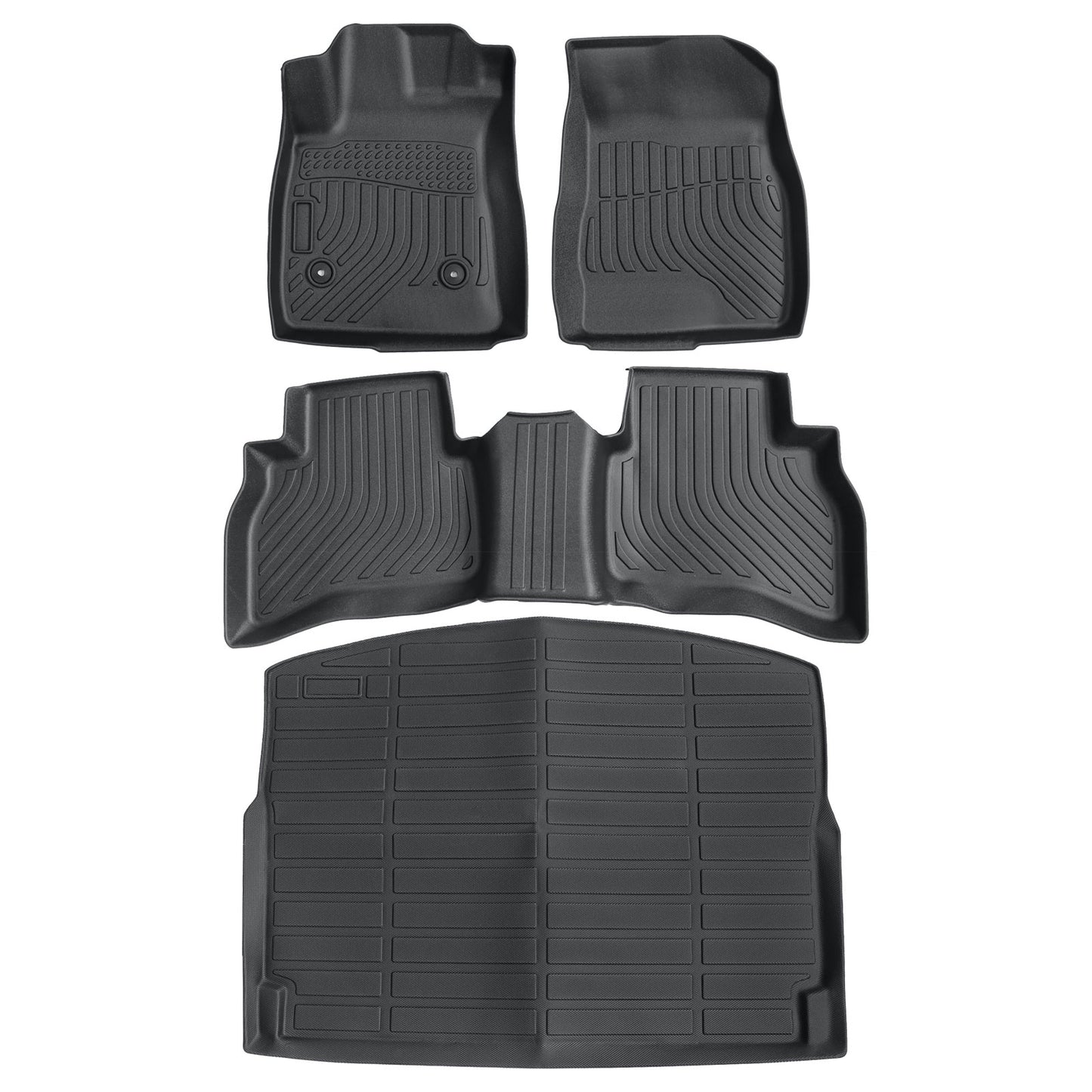Floor Mats Trunk?Cargo Liner 3D For 2022 2023 2024 Chevy Trailblazer AWD TPE 4X