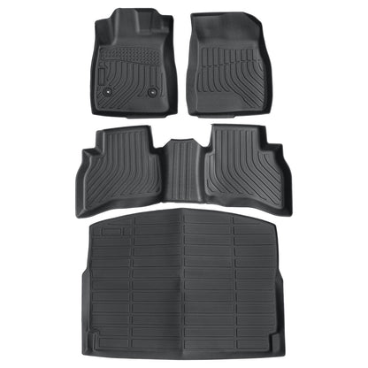Floor Mats Trunk?Cargo Liner 3D For 2022 2023 2024 Chevy Trailblazer AWD TPE 4X