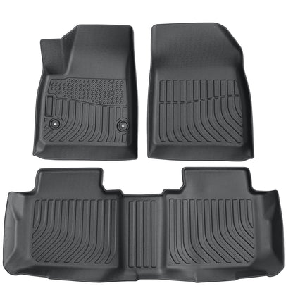 Floor Mats Liners TPE For 2019-2025 Chevrolet Blazer Front & Rear 3D All-Weather