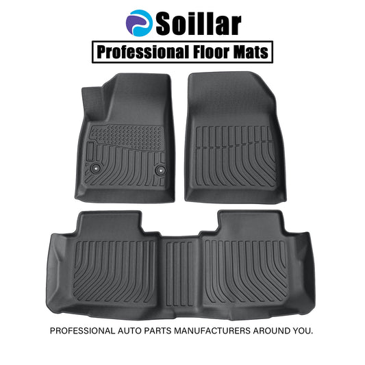 Floor Mats Liners TPE For 2019-2025 Chevrolet Blazer Front & Rear 3D All-Weather