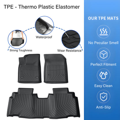 Floor Mats Liner TPE For 2024-2025 Chevy Blazer EV / 2023-25 Cadillac LYRIQ New