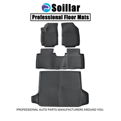 Floor Mats Trunk?Cargo Liner TPE For 2018-2025 Chevrolet Equinox Heavy Duty NEW