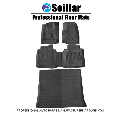 Floor Mats Trunk Cargo Liner For 2012-2017 Chevrolet Equinox / GMC Terrain 3D